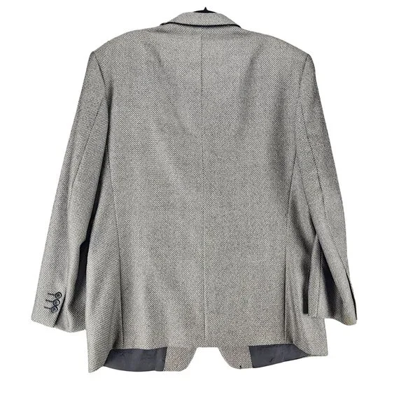 Yves Saint Laurent Jacket Mens 46R Gray Worsted Wool 3 Button Blazer *Read*